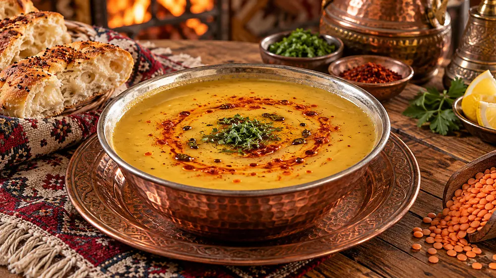 شوربة العدس الأصفر