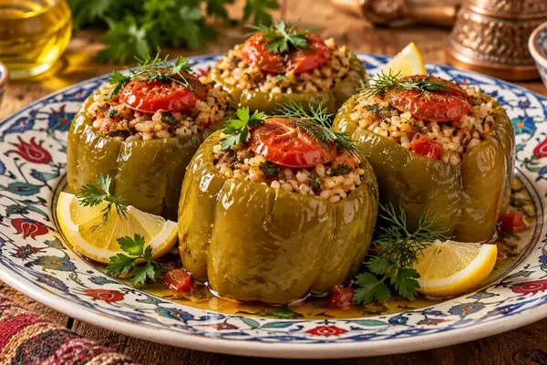 Zeytinyağlı Biber Dolması